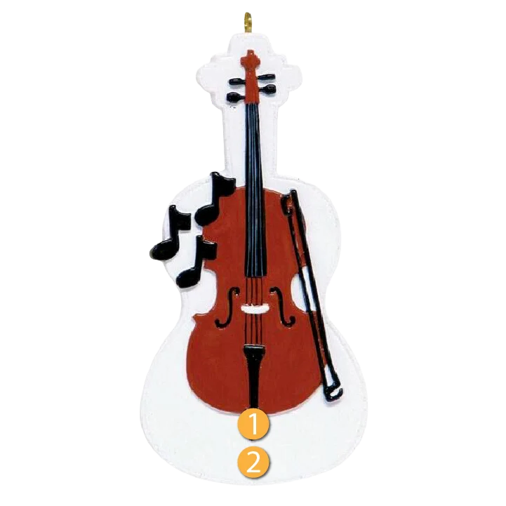 Smart Rudolph Me Personalized Cello Ornament Safe