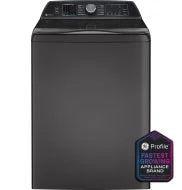Green GE Profile™ ENERGY STAR® 5.3 cu. ft. Capacity Washer with Smarter Wash Technology and FlexDispense™ Traditional