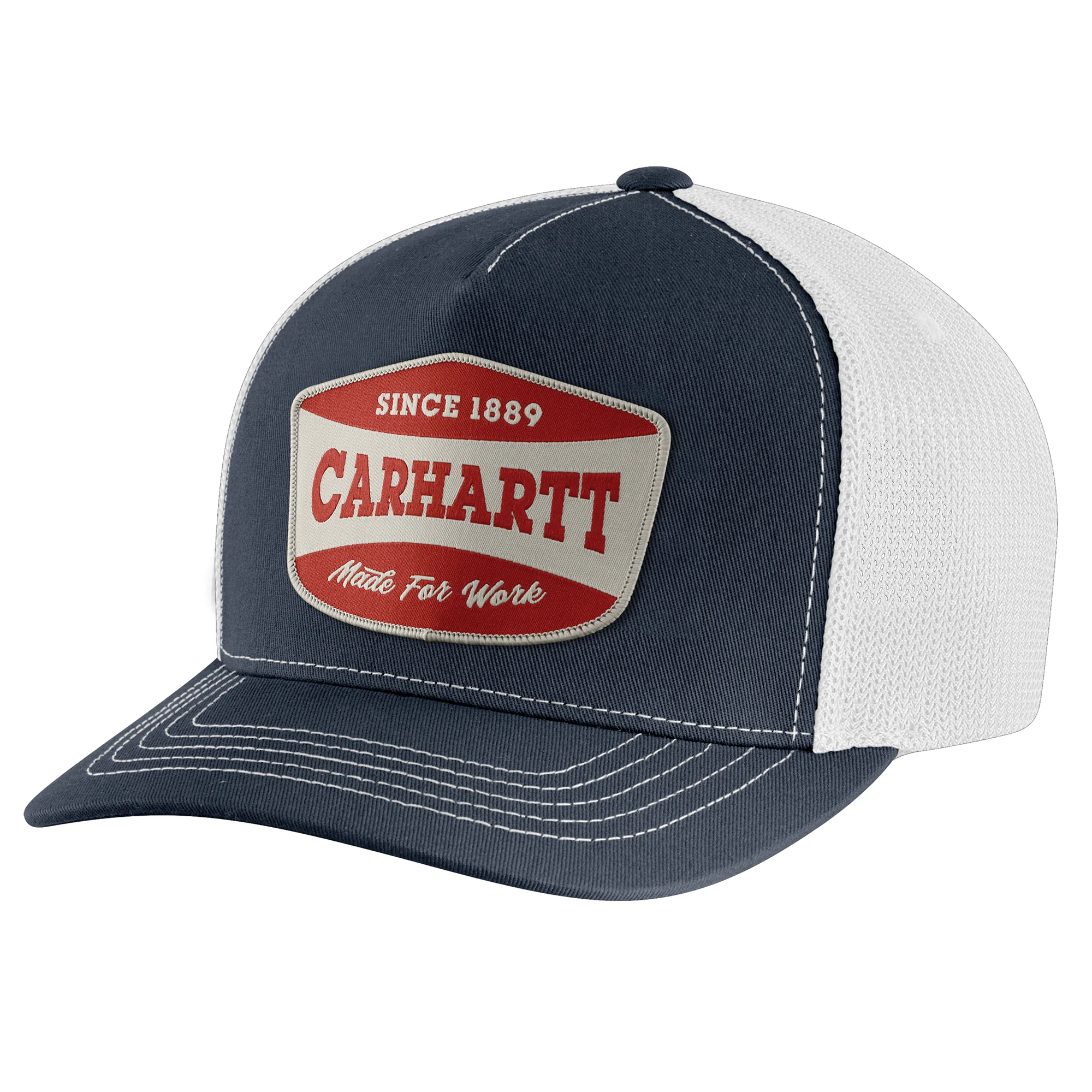 Carefully Designed Carhartt Canvas Mesh-Back Patch Cap Artisan