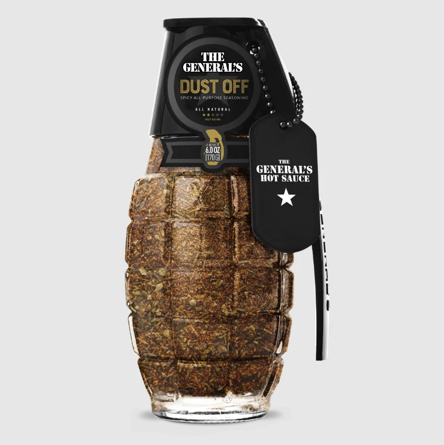Modern The General’s Dust Off Rub 6 oz. Traditional