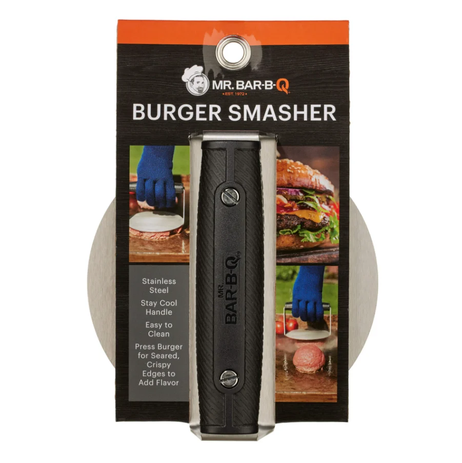 Consistent Mr. Bar-B-Q Griddle Burger Smasher Press Crafted