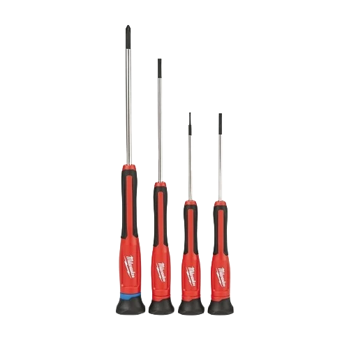 Expertly Made Milwaukee 4-PC Precision Screwdriver Set High-End