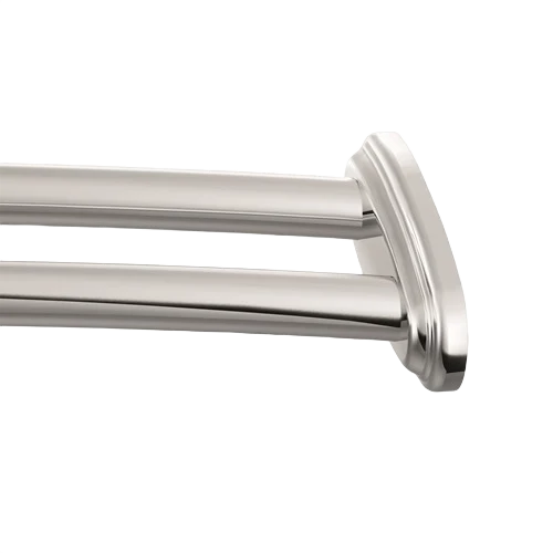 Proven Moen Chrome Adjustable Double Curved Shower Rod Outstanding