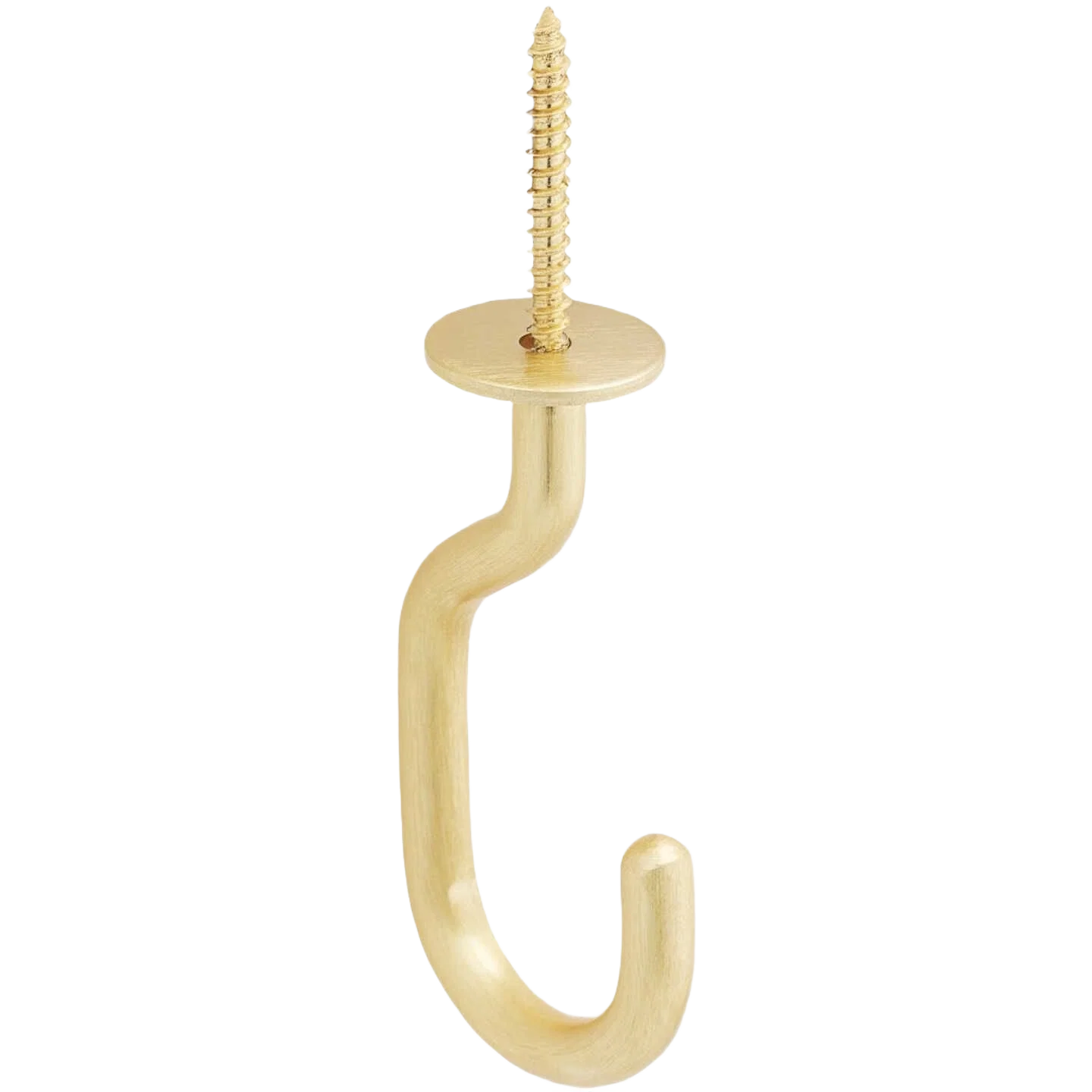 Eco-Friendly National Hardware 32 Brushed Gold Steel Modern Ceiling J-Hook Plant Hanger Responsible