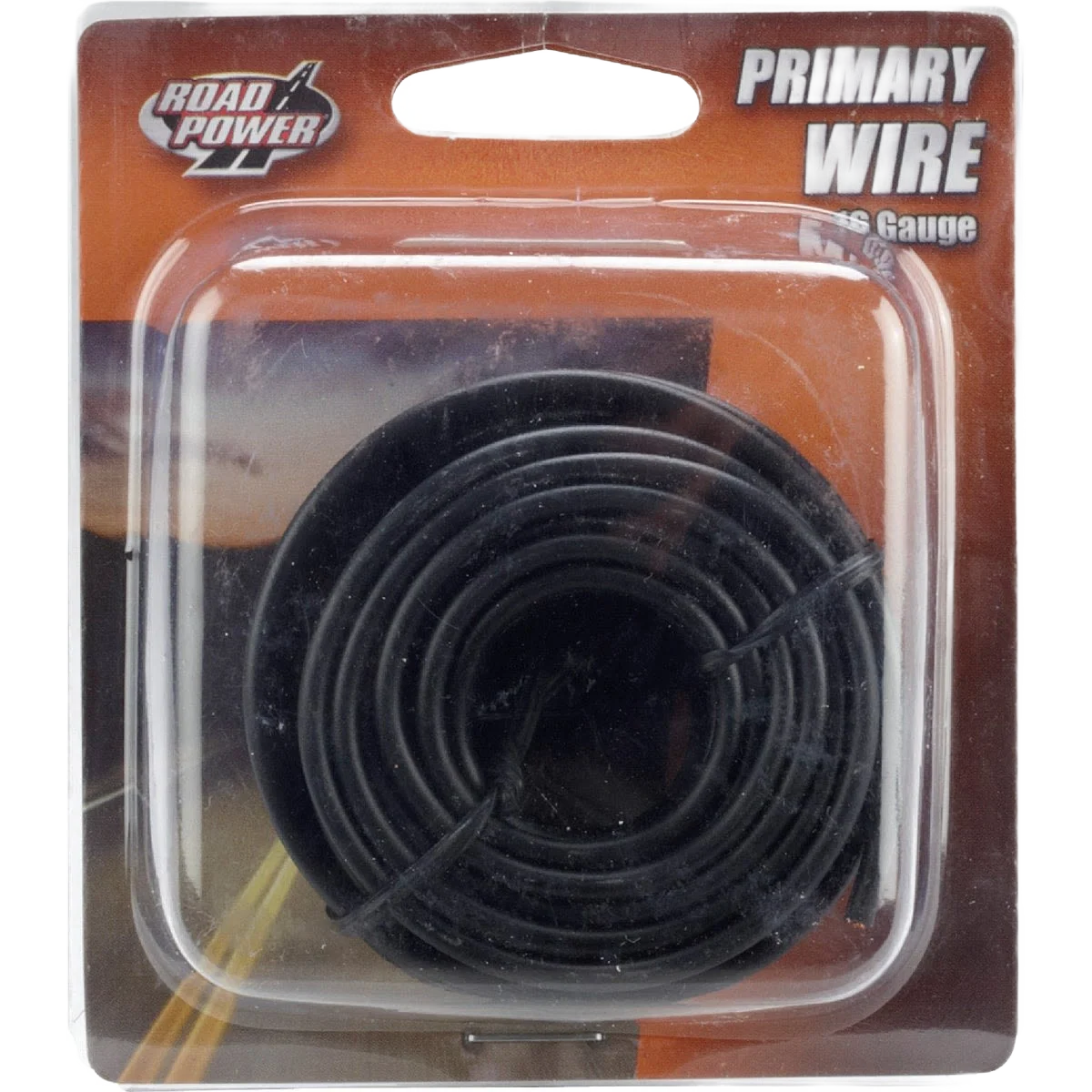 Stylish Road Power 24′ 16 Ga. PVC-Coated Black Primary Wire Safe