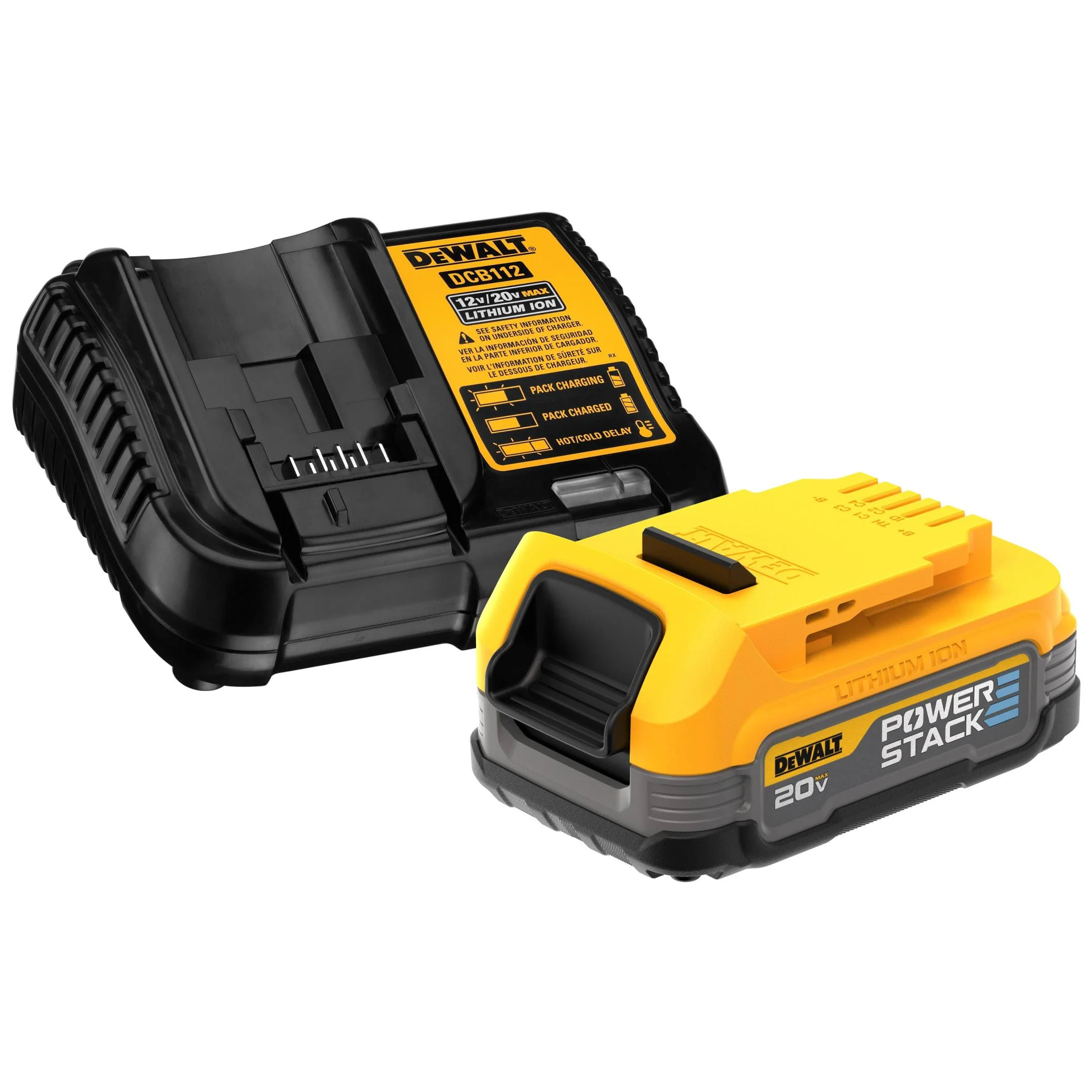 Clean DEWALT 20V MAX XR POWERSTACK™ Compact Battery Kit Sophisticated