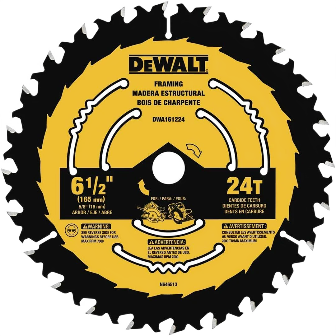 Next-Generation DEWALT 6-1 2 24T Circular Saw Blade Trusted