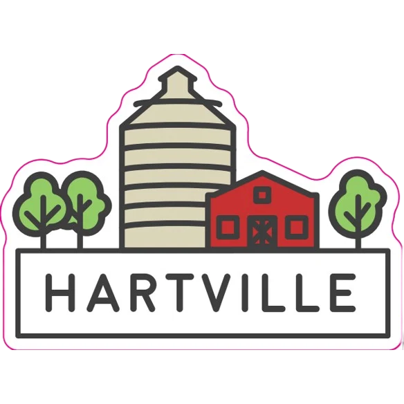 Next-Generation Stickers Northwest Hartville Farm Logo Sticker Modern