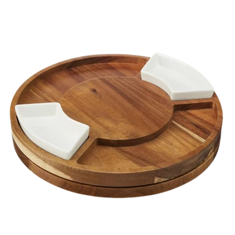 Optimized Twine Rotating Charcuterie Board High-Grade