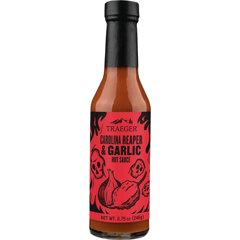 Advanced Traeger Carolina Reaper Garlic Hot Barbeque Sauce 8.75 oz. Sophisticated