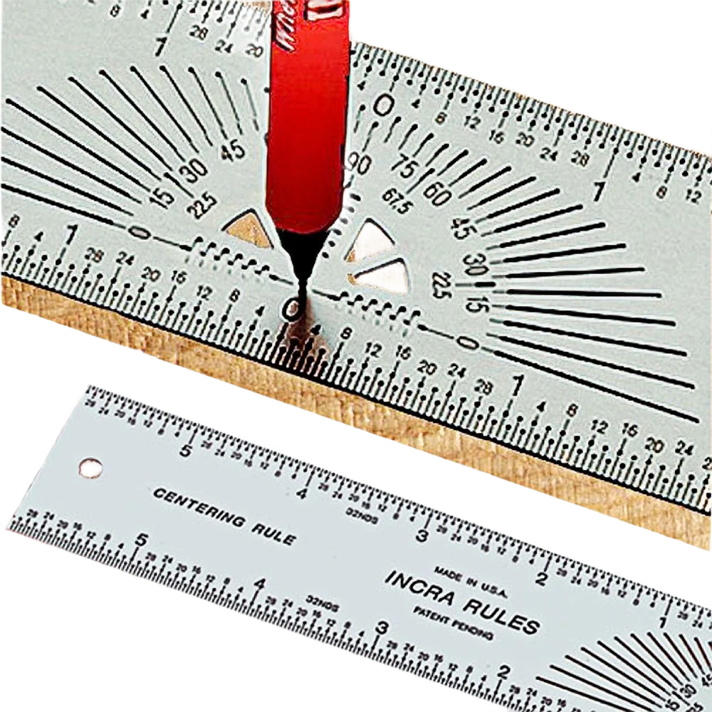 High-Performance INCRA Precision Centering Ruler 12 in. Fine Crafted