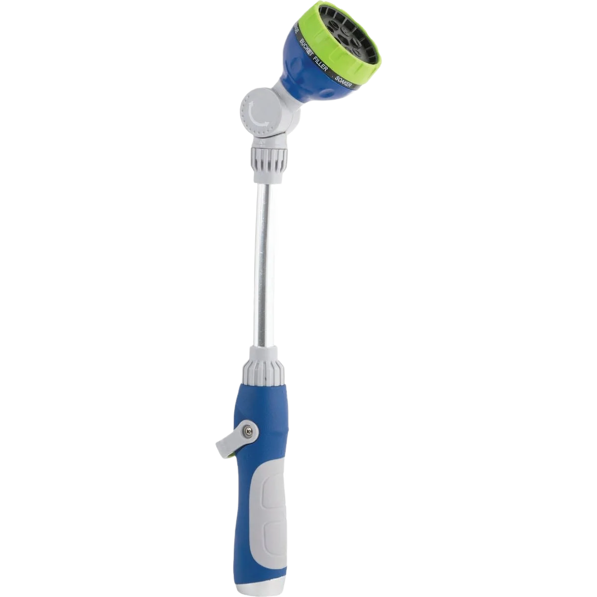 World-Class Garden 7-Pattern Gray and Blue Mini Water Wand 16 in. Casual