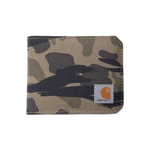 Smooth Carhartt Camo Nylon Duck Bifold Wallet Healthy