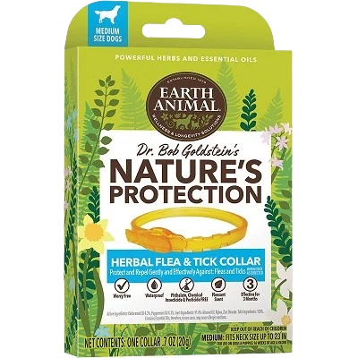Original Earth Animal Medium Flea Tick Defense Dog Collar Specialty
