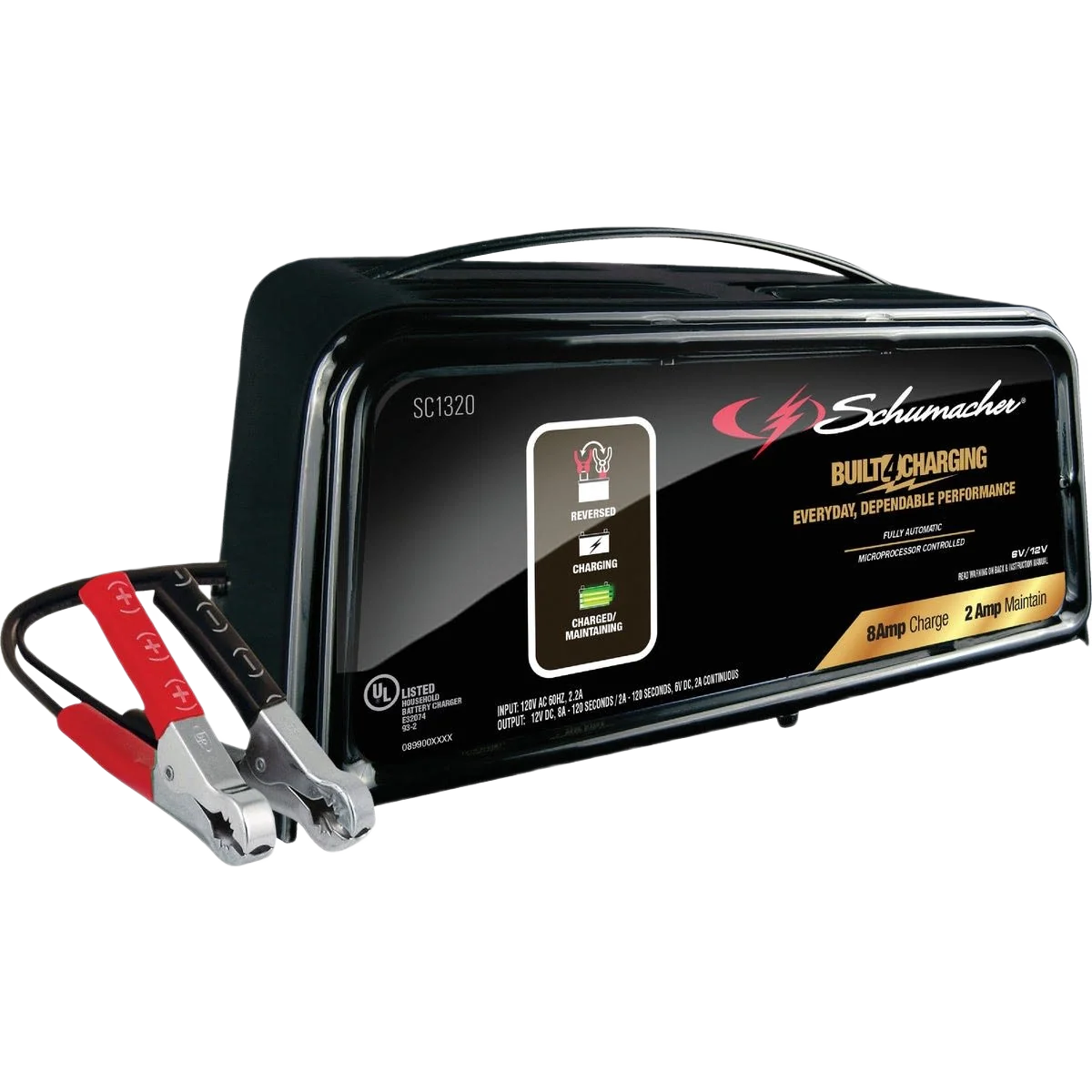 Original Design Schumacher 6V 12V Manual Battery Charger Unique