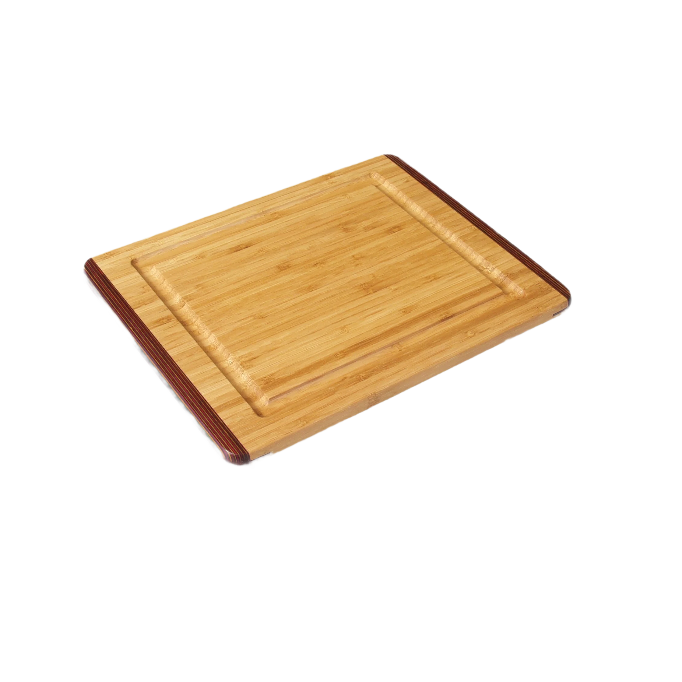 Professional Island Bambo Rainbow Wood Bamboo Cutting Board 11 x 14 in. Innovative