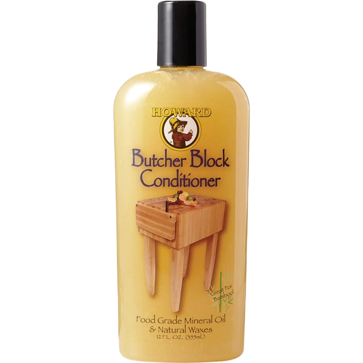 Eco-Friendly Howard Butcher Block Conditioner 12 oz. Genuine