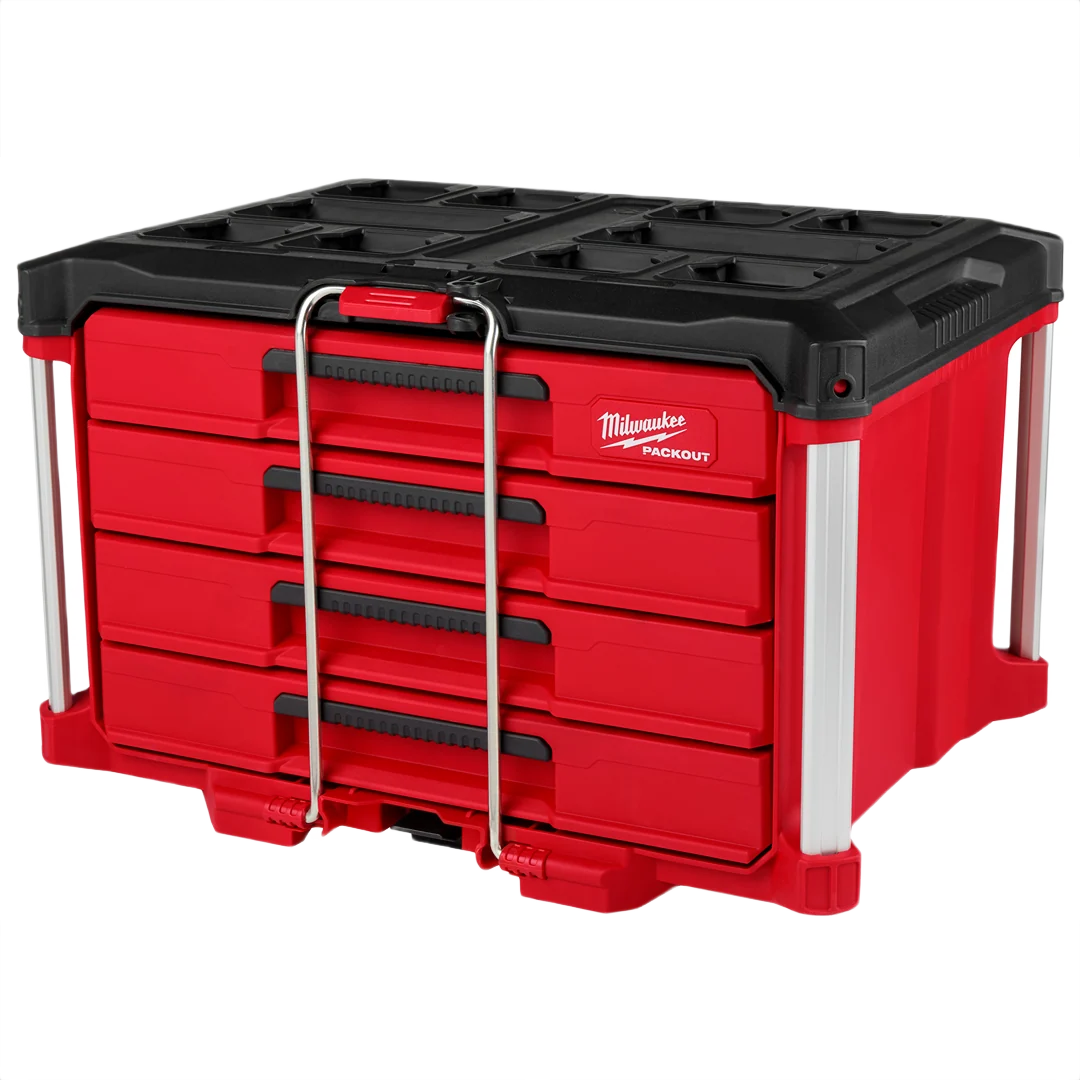 Certified Milwaukee PACKOUT™ 4 Drawer Tool Box Artisan