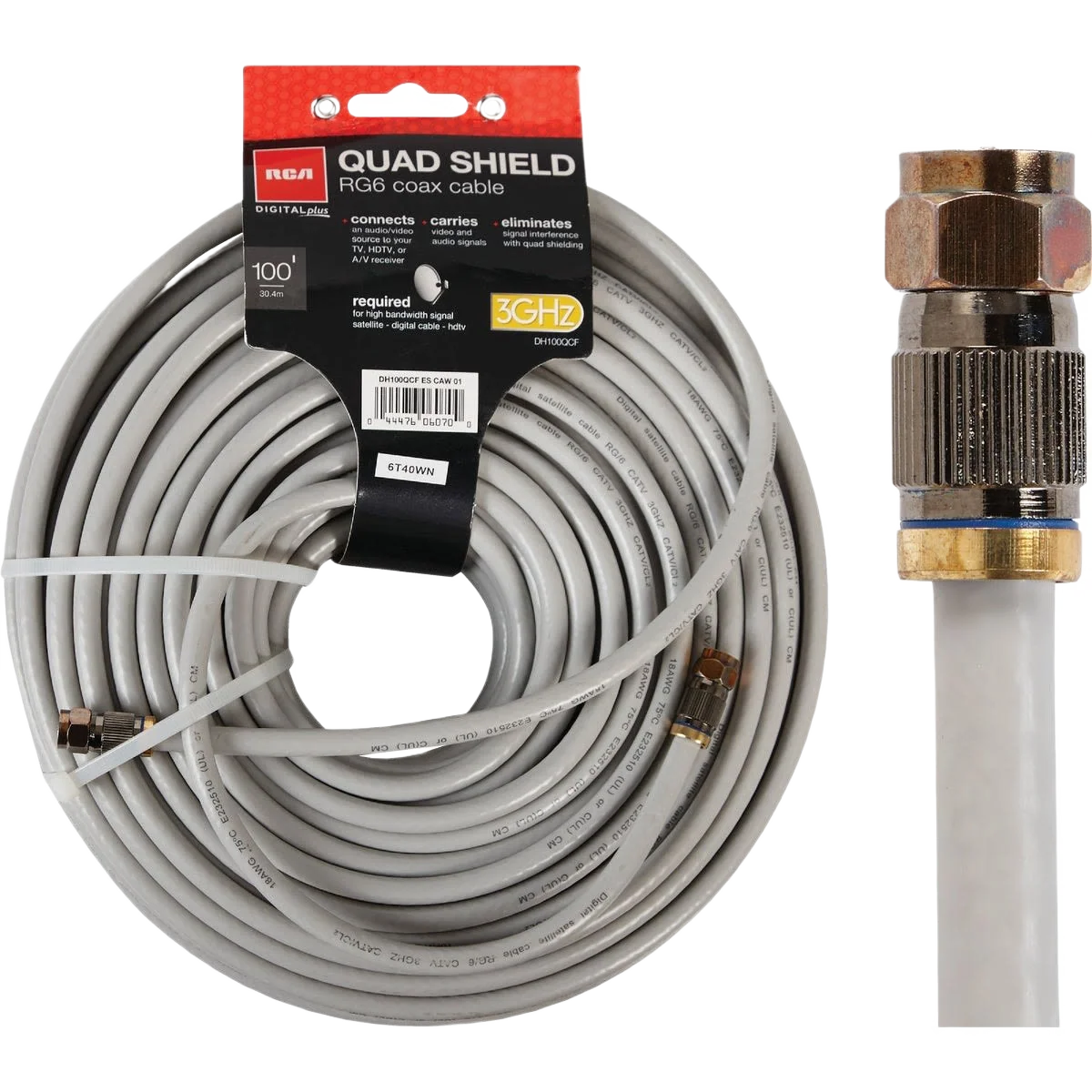 Recyclable RCA Quad Shield Cable Enhanced