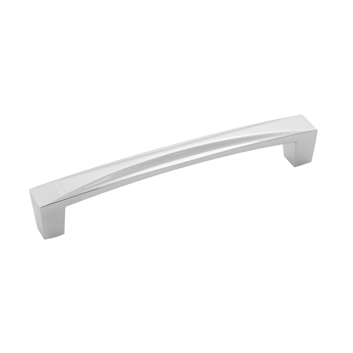 Green Hickory Hardware 5-1 16 Chrome Center-to-Center Crest Pull Secure