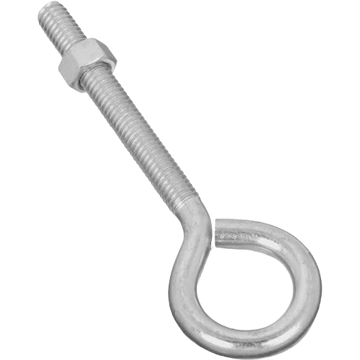 Verified National Hardware 3 8 x 5 Zinc Eye Bolt with Hex Nut Premium