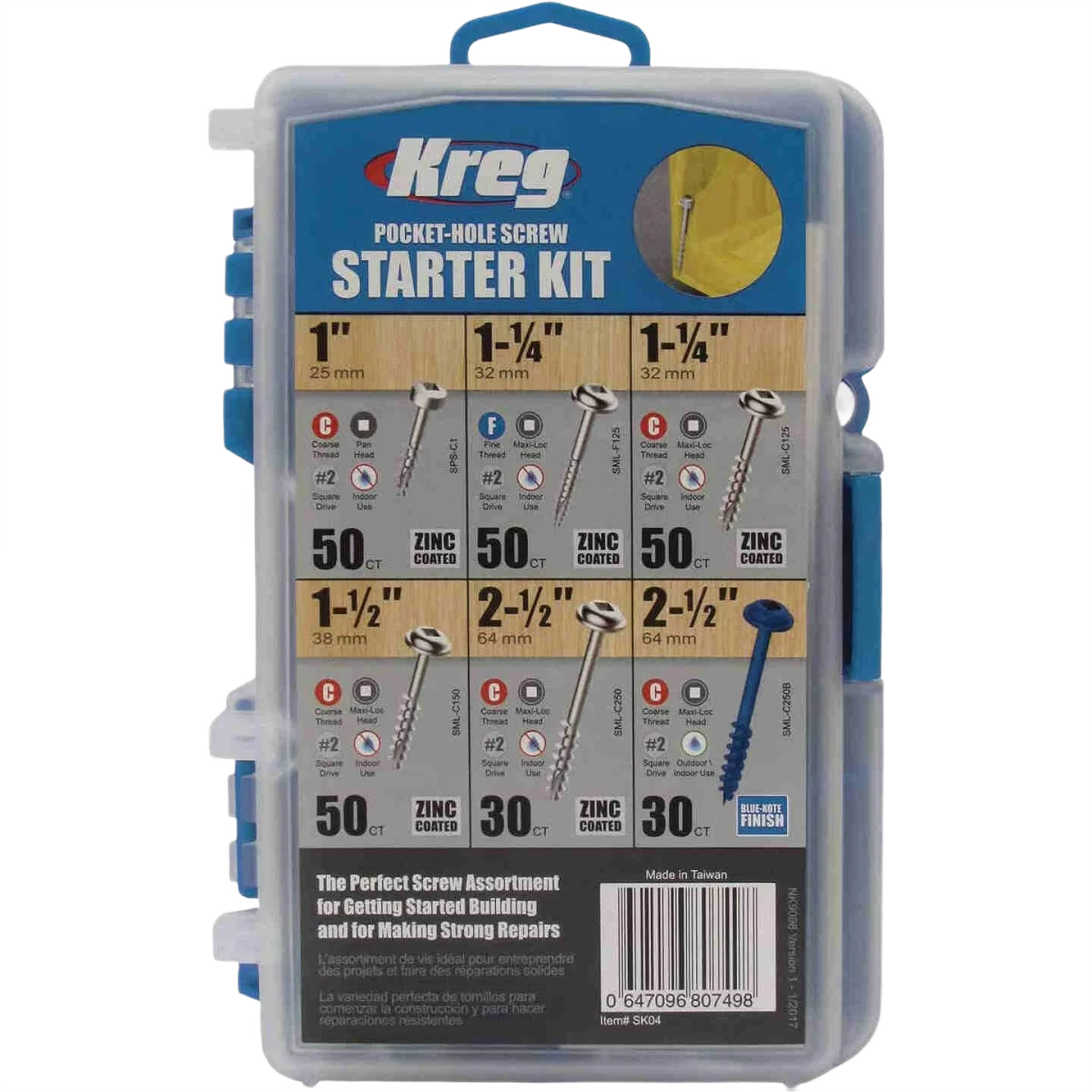Breathable Kreg Pocket-Hole Screw Starter Kit Exceptional