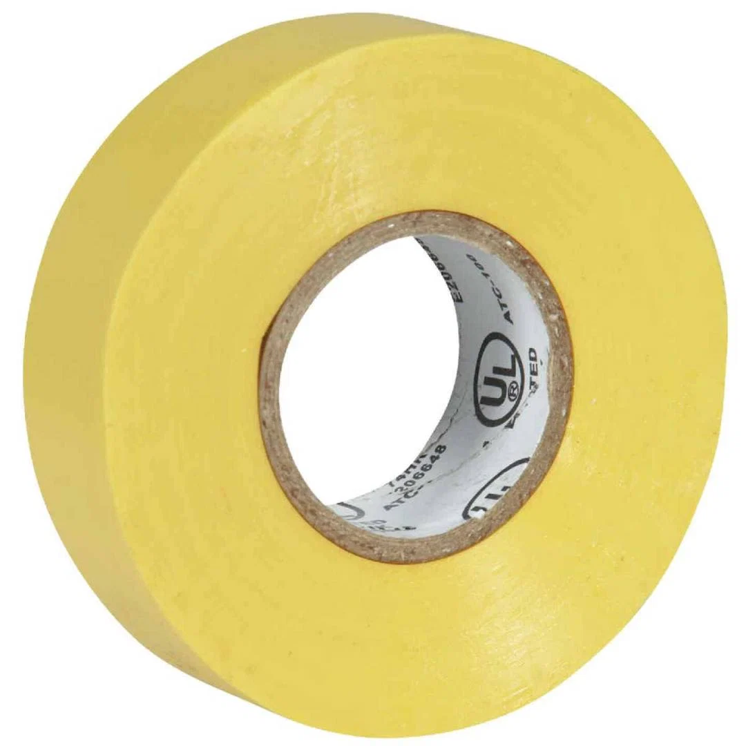 Selected Do it 3 4 in. x 60 ft. General Purpose Yellow Vinyl Electrical Tape Relaxed