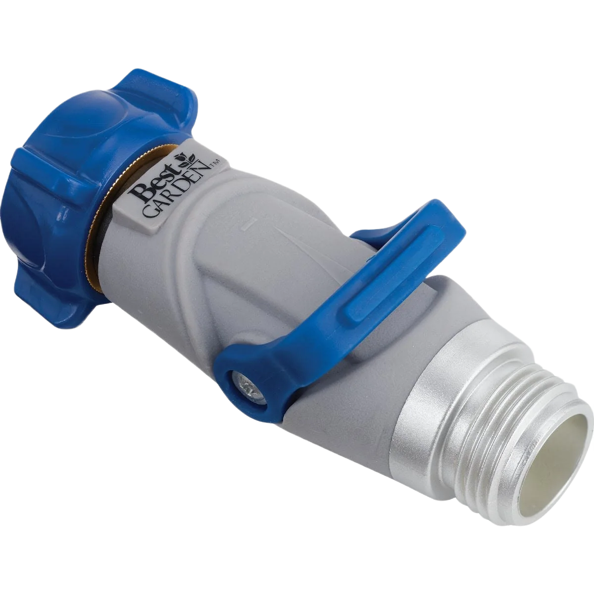 Expertly Made Garden Plastic Hose Shutoff Valve with Thumb Control Pure