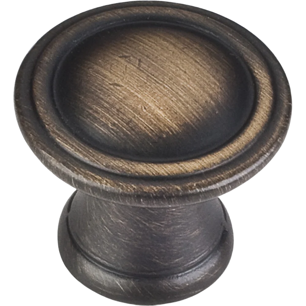 Responsible Hardware Resources 1-3 16 In. Cordova Knob Antique Brushed Satin Brass Expertly Made