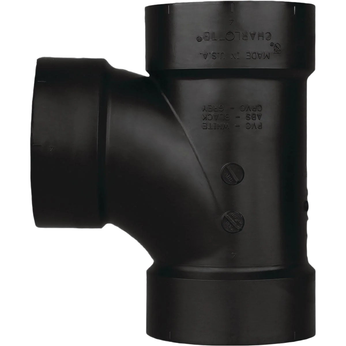 Sustainable Charlotte Pipe 4 Sanitary ABS Waste Vent Tee Expertly Made