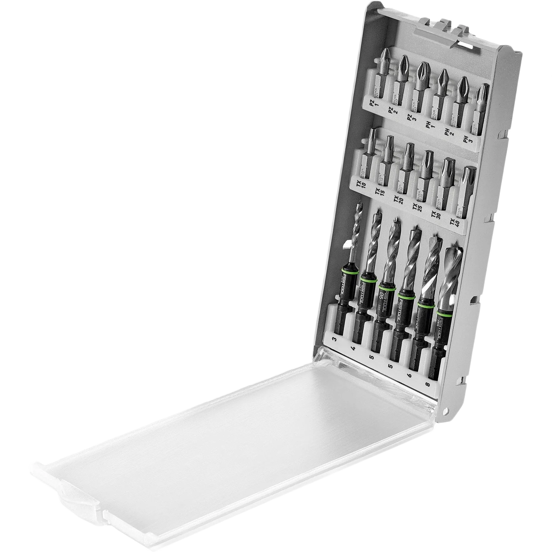 Refined Festool 577779 Drill Bit Cassette BKS SYS3 D3-8 K CE W F Durable