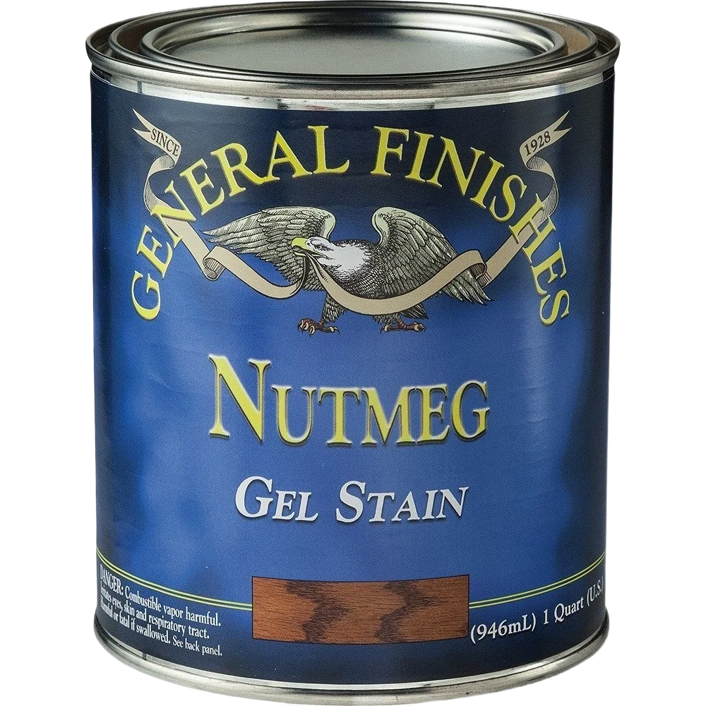 Easy-to-Use General Finishes Nutmeg Gel Stain 1 Pint High-End