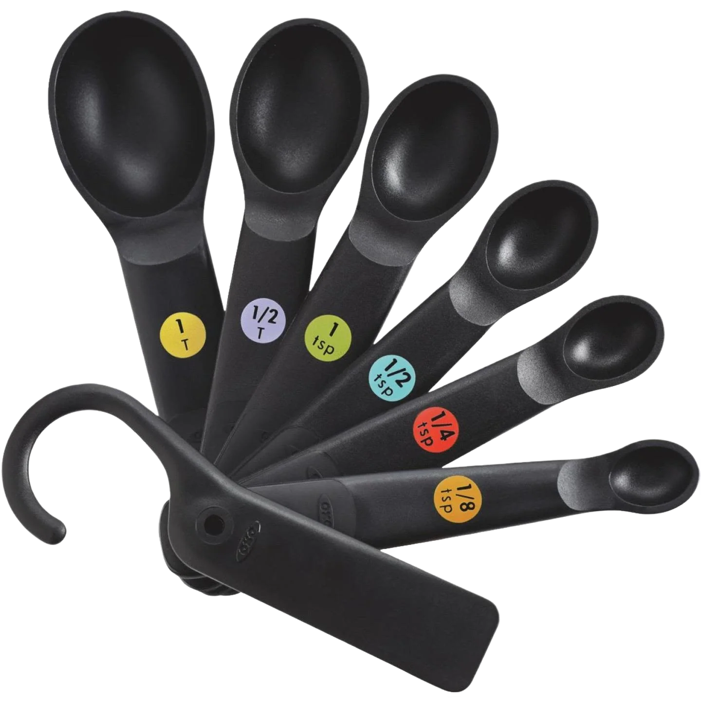 Easy-to-Use OXO Good Grips Plastic Measuring Spoons 7 Piece Convenient