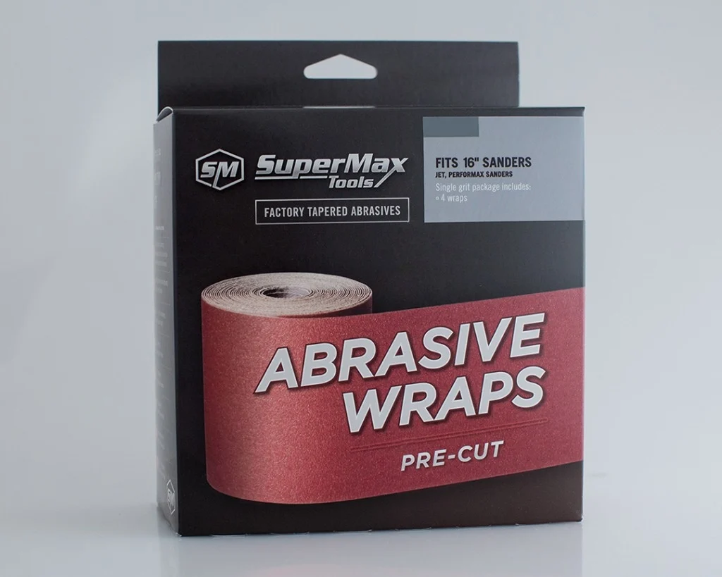 Classic Laguna SuperMax 180-Grit Sandpaper Wraps for 16 in. Drum Sanders 4-Pack Exceptional