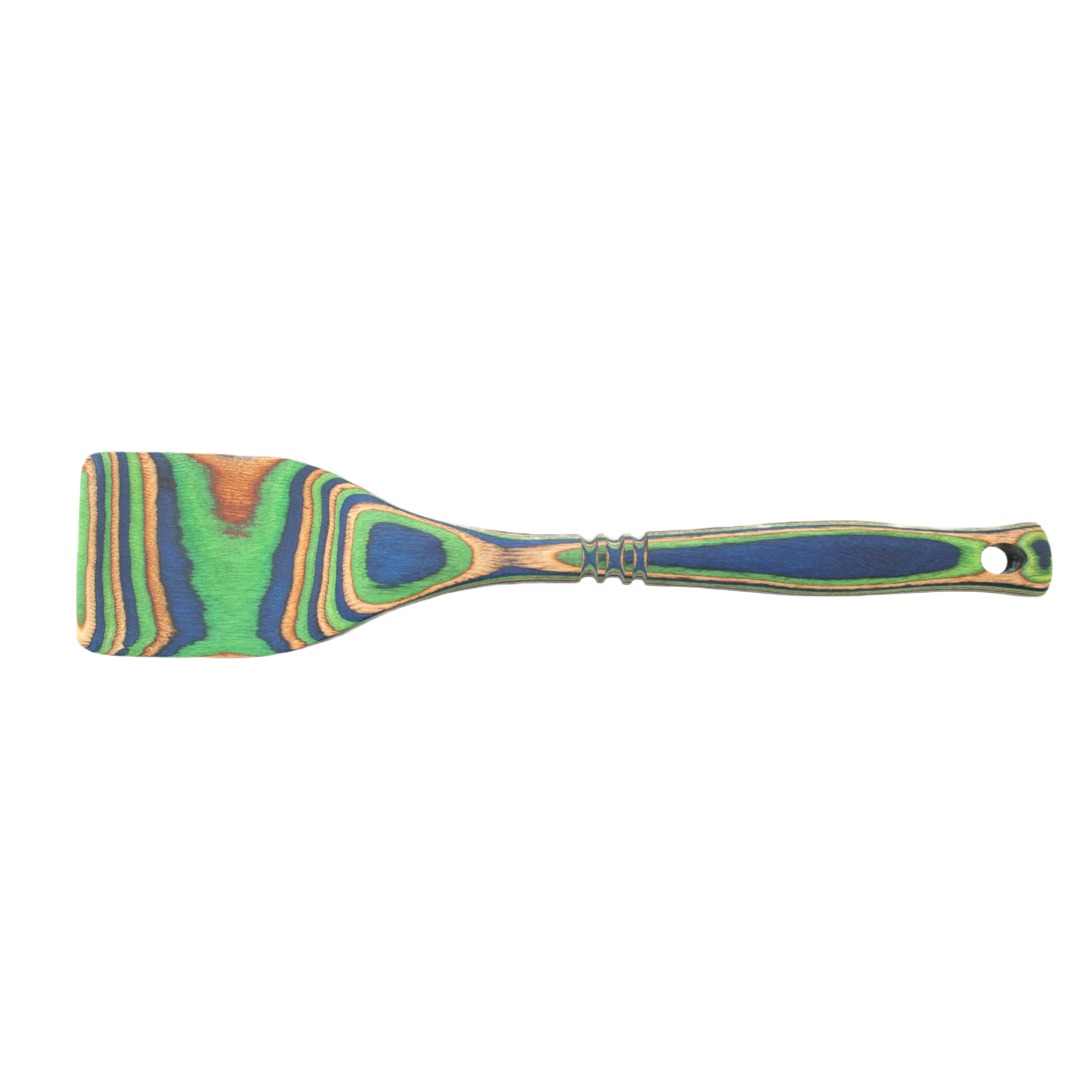 Casual Island Bamboo Pakka Wood Peacock Spatula Elite