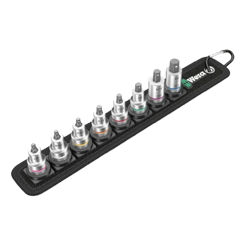 Sophisticated Wera Belt Rail 3 8 in. Drive SAE Hex Plus Bit Socket Set 10 Pieces First-Class