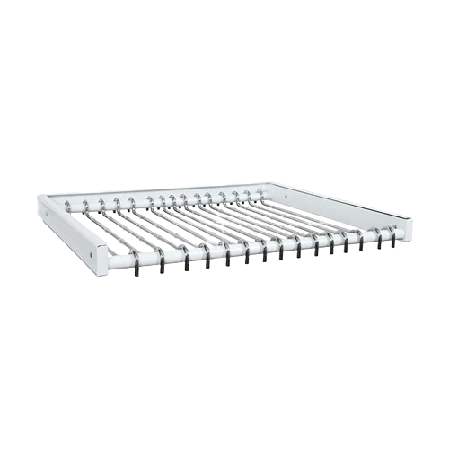 Secure domRail White Reveal Pant Rack Refined
