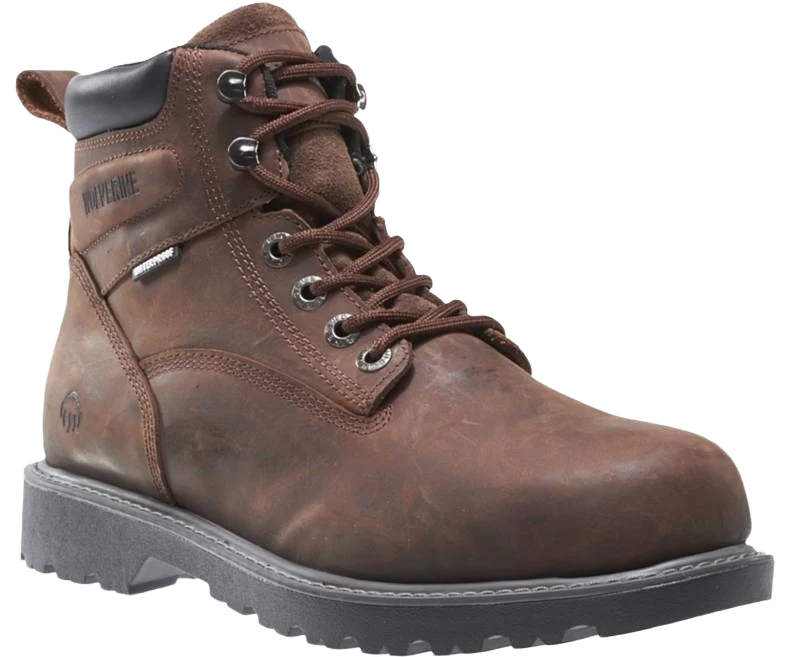 World-Class Wolverine Men’s Dark Brown Floorhand Waterproof Boots Size 11.5M Proven