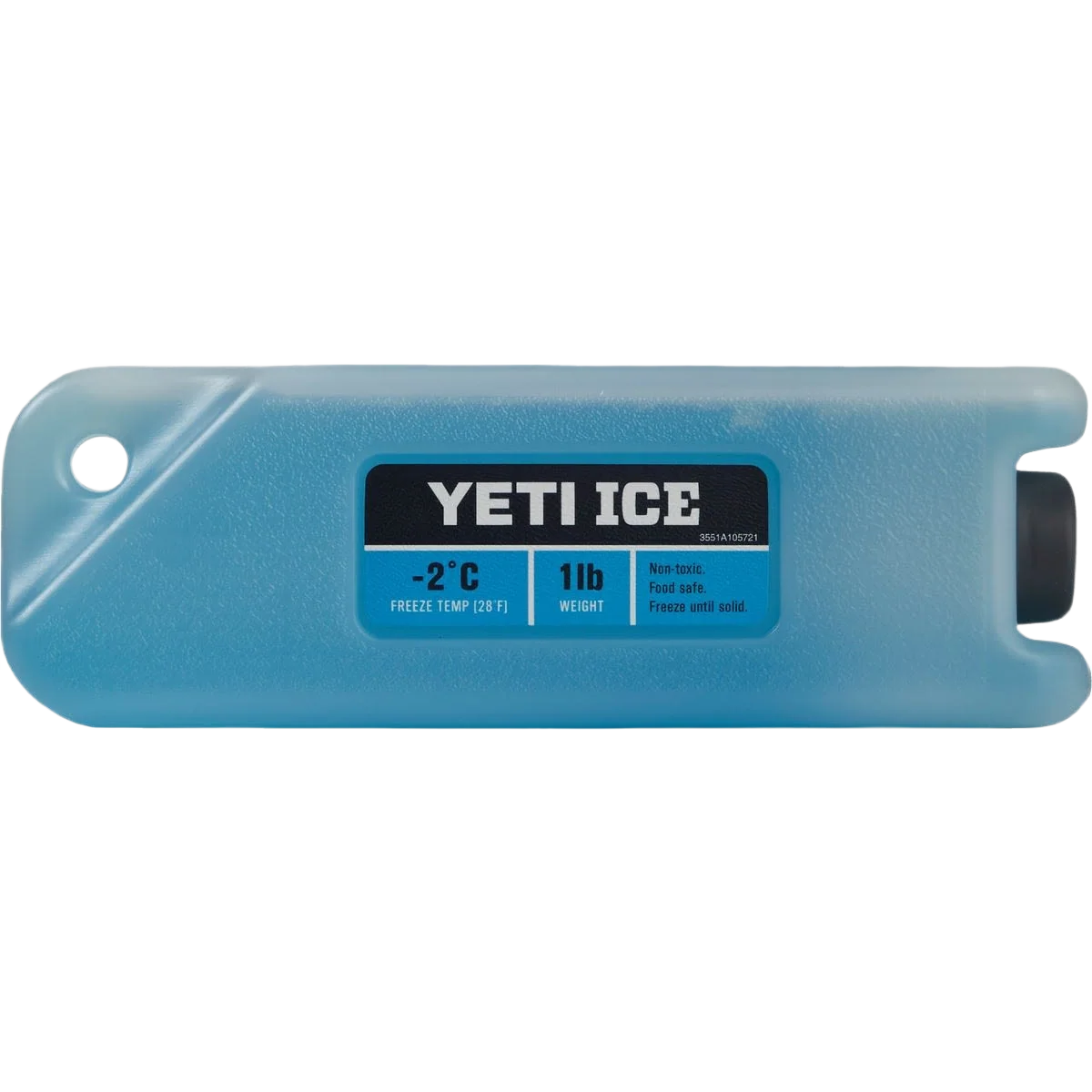 Natural YETI Ice Cold Blue Cooler Ice Pack 1 lb. Recyclable