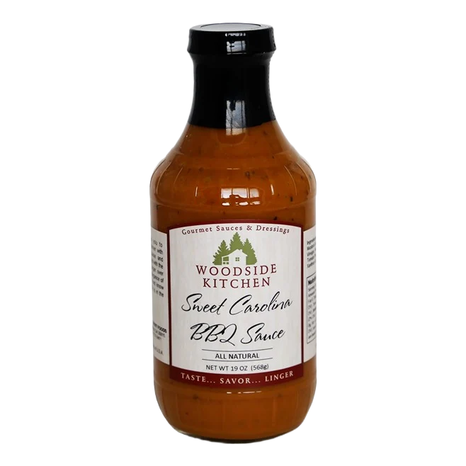 Clean Woodside Kitchen Sweet Carolina All Natural BBQ Sauce 19 oz. Classic