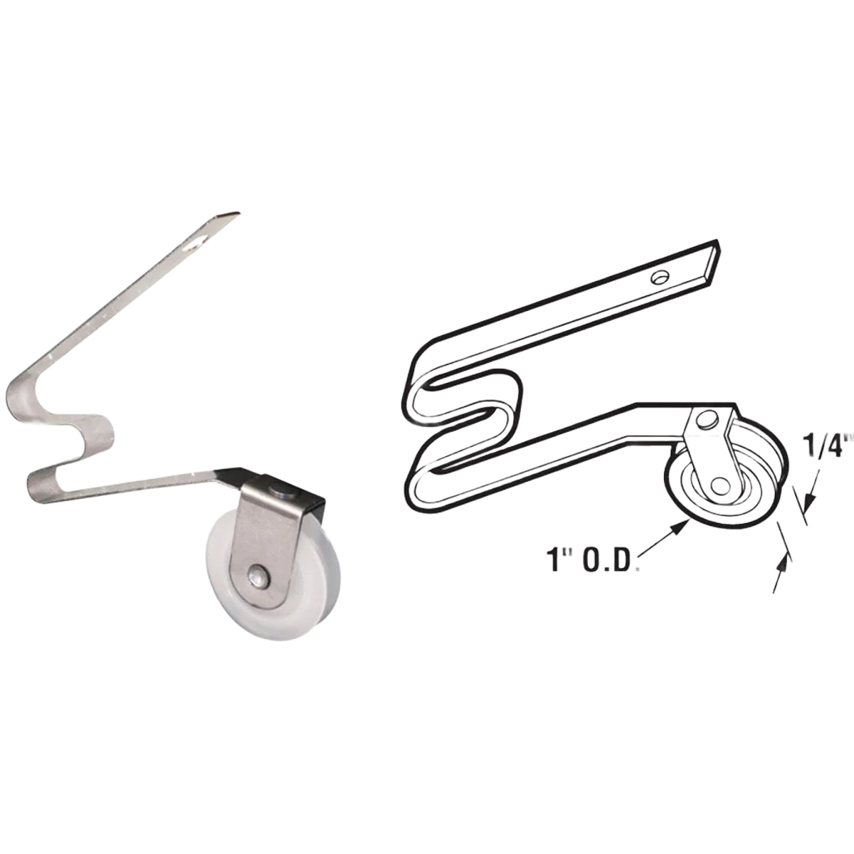 Premium Material Prime-Line Adjustable Spring Tension Screen Door Roller Artisan