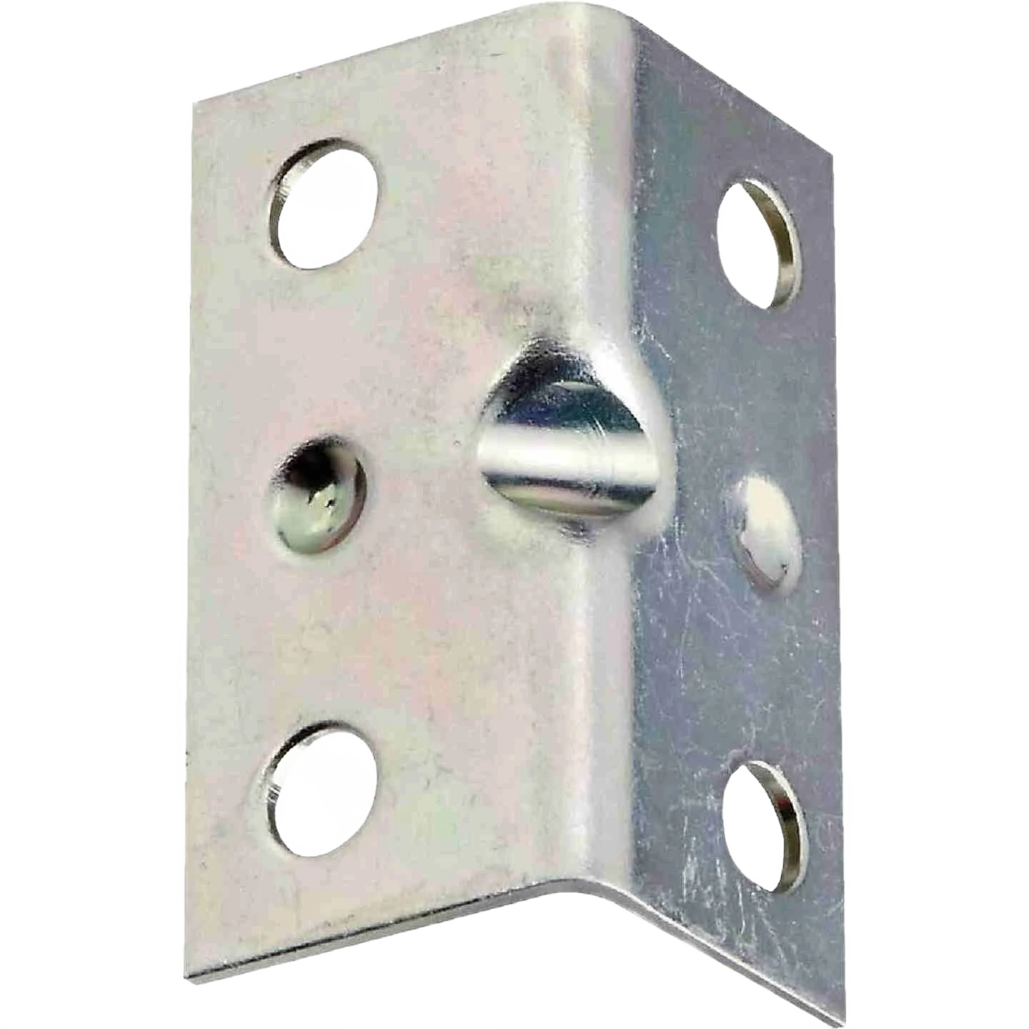Practical National Hardware 1-1 2 x 3 4 Zinc Corner Brace 4-Count Classic