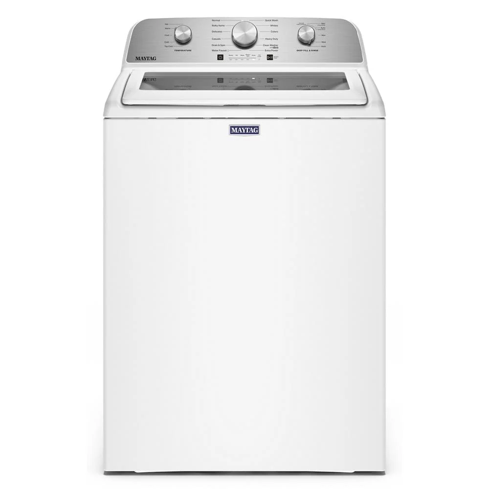 Environmentally Friendly 4.7 Cu. Ft. Top Load Agitator Washer with Extra Power Cycle Long-Lasting