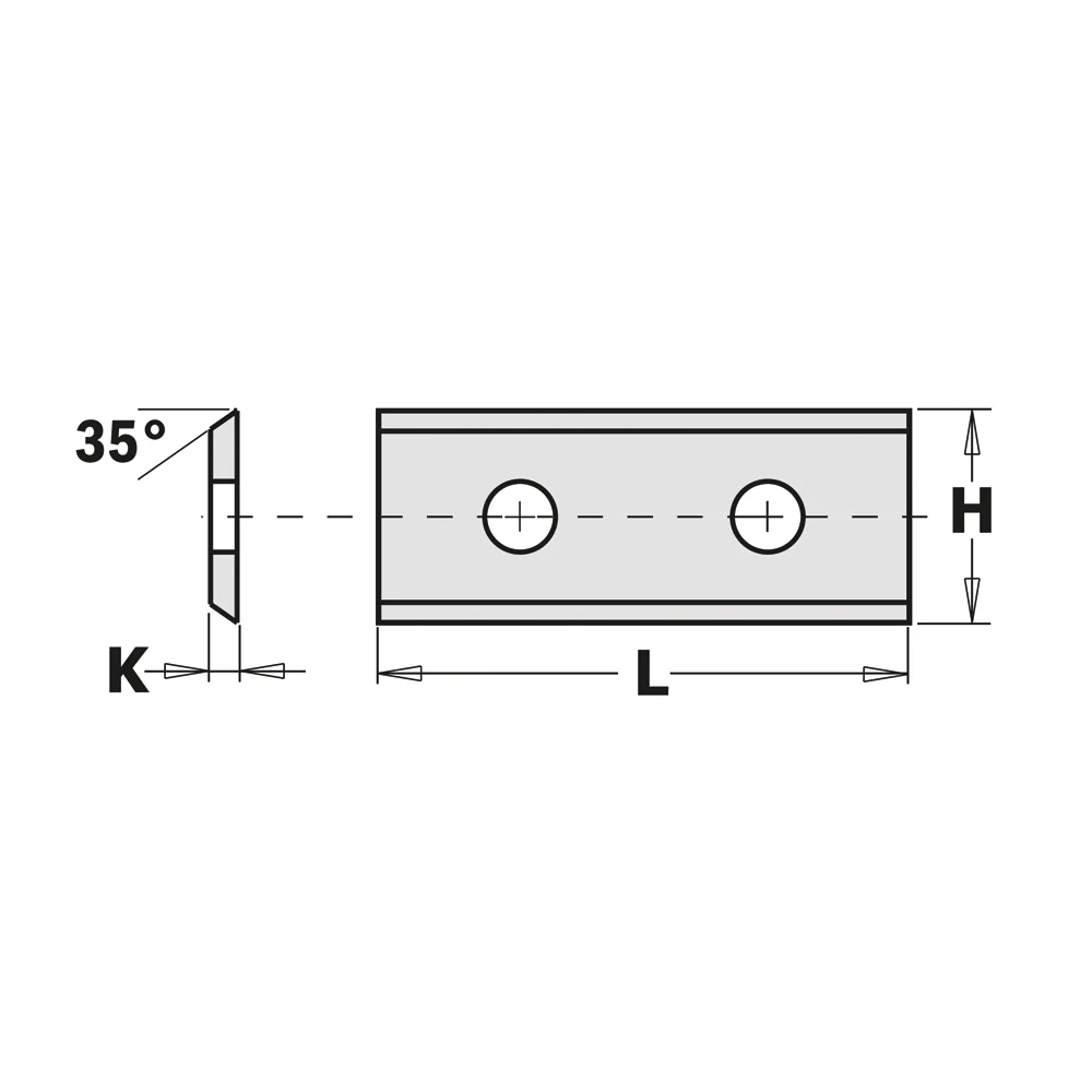 Recyclable CMT Orange Tools 2 35° 30x12x1.5mm Hw-K1920 Solid Carbide Knives Classic