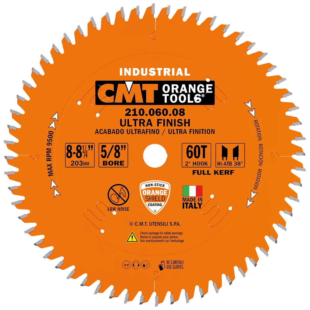 Effective CMT Orange Tools 12 96T Ultra Finish-Plywood Melamine Saw Blade Advanced