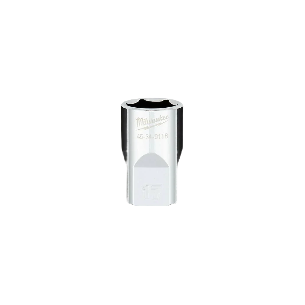 Responsible Milwaukee 1 2 Drive 17-mm Standard Socket w FOUR FLAT™ Sides Recyclable