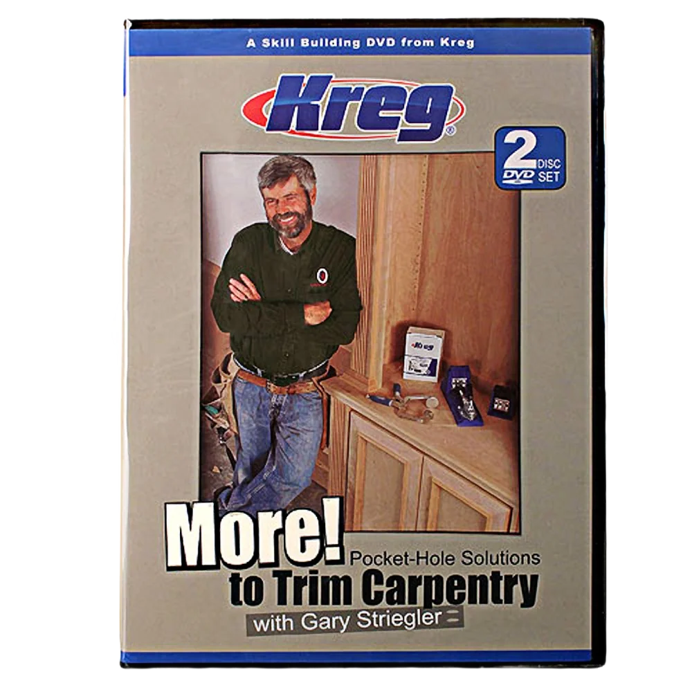 Exceptional Kreg More Pocket Hole Solutions to Trim Carpentry w Gary Striegler DVD Verified
