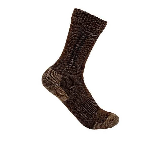Safe Carhartt XL Dark Brown Merino Wool Steel Toe Boot Socks Advanced