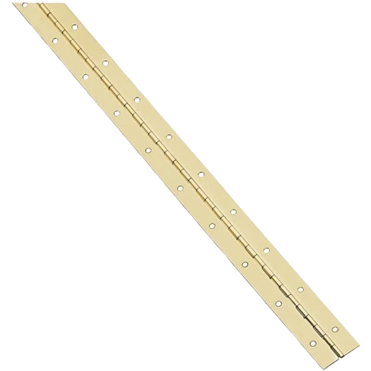 Trusted National Hardware Steel 1-1 16 x 30 Bright Brass Continuous Hinge Top-Quality