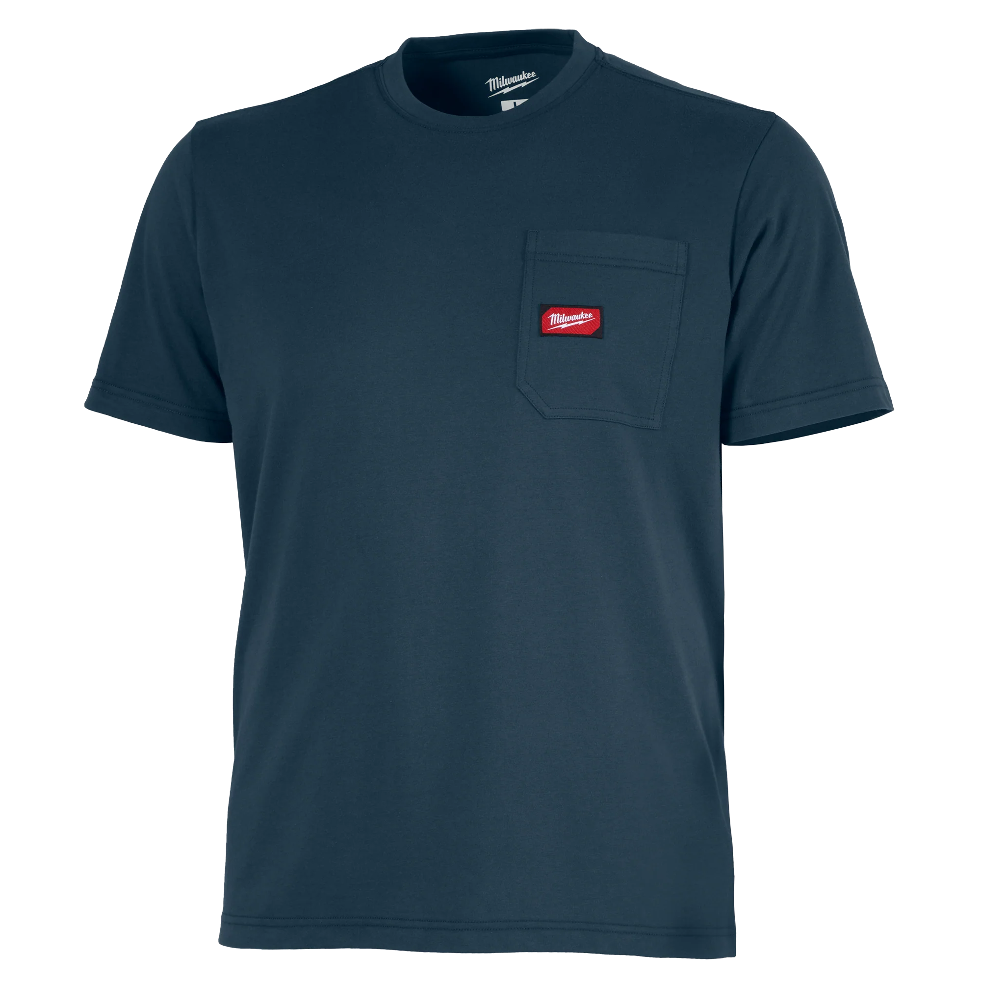 Refined Milwaukee GRIDIRON™ Pocket T-Shirt – Short Sleeve Blue M Fine